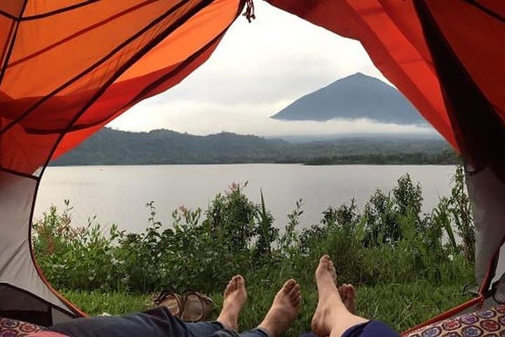 Camp on Ile de Cyuza: Lake Burera Island Camping near Musanze, Rwanda photo 2