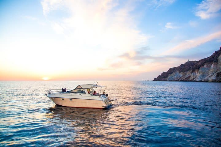 Santorini Private 5-Hour Day or Sunset Cruise with BBQ & Drinks photo 2