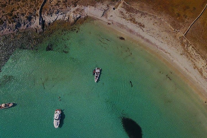 Private Speedboat Cruise to Delos, Rhenia & Mykonos: Swim, Snorkel & Ancient Ruins photo 2