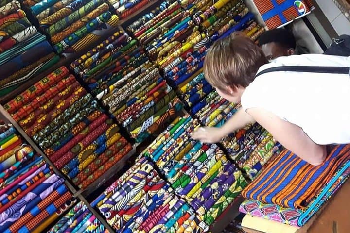 Kampala African Fabric Market Tour — Design Your Own Kitenge Outfit