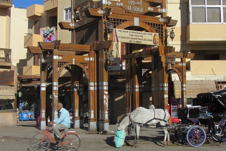Horse-Drawn Carriage Tour in Luxor: Corniche, Sphinx Alley & Market Ride photo 2