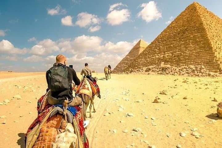 Sunset Camel Ride at the Pyramids with BBQ Dinner photo 6