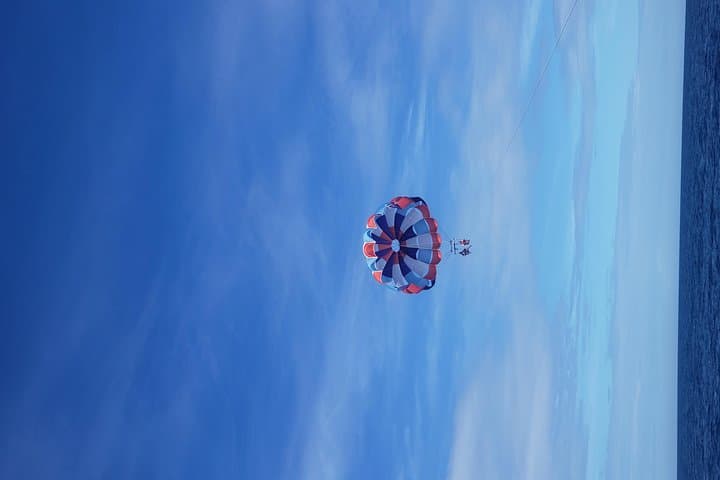 Private Parasailing Over West Bay Beach with Chocolate & Rum Tasting