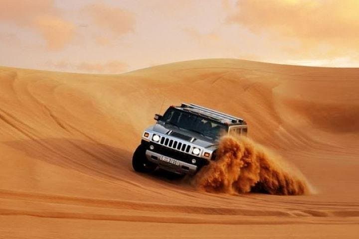 Hummer Desert Safari Dubai: Big Red Dunes, Camel Ride & BBQ Dinner