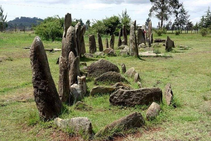 From Addis: Day Trip to Adadi Mariam, Tiya & Melka Kunture — Ancient Stelae and Rock‑Hewn Churches