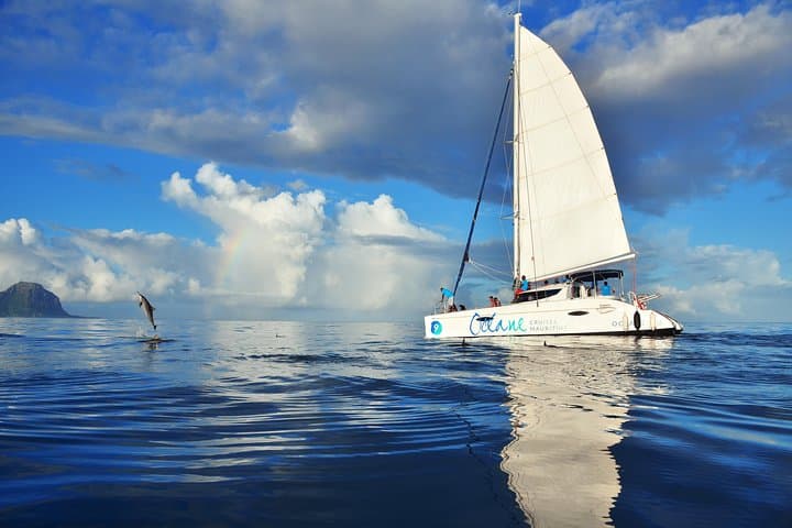 Full-Day Shared Catamaran Cruise to Île aux Bénitiers & Dolphin Watch — Tamarin, Mauritius photo 2
