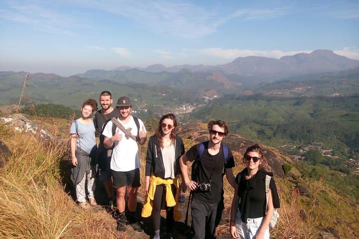 Munnar Medium-Hard Trek: Tea Plantation Ridge to 2,100m Panorama photo 4