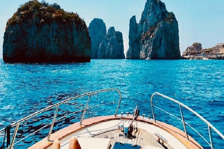 Private 3-Hour Capri Boat Tour: Blue Grotto, Faraglioni & Hidden Caves photo 2