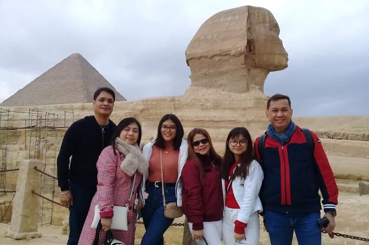 Half-Day Pyramids of Giza & Sphinx Tour with Camel Ride