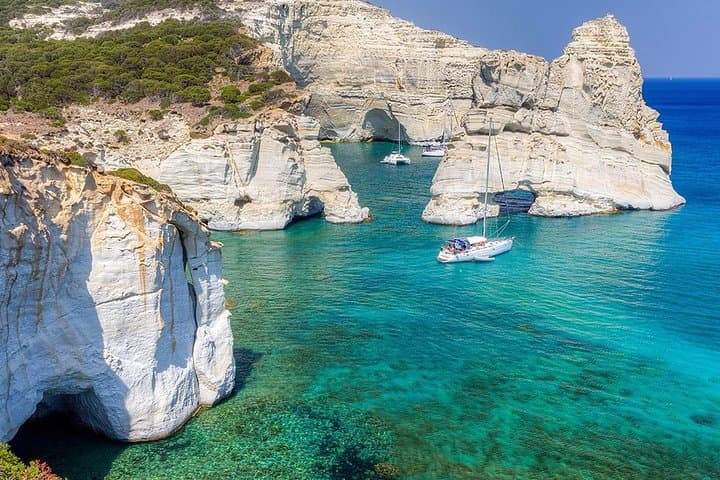 Discover Milos & Poliegos: Catamaran Snorkel Cruise with BBQ photo 4