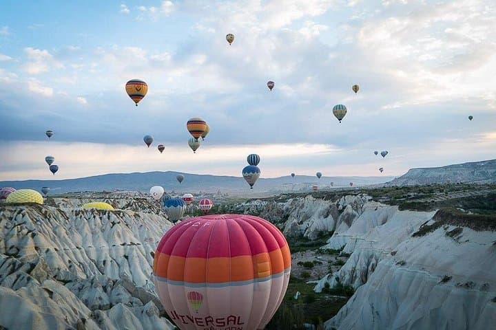 Sunrise Hot Air Balloon Over Cappadocia: Fairy Chimneys from Above photo 4