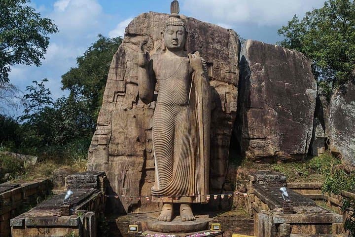 Aukana & Anuradhapura Day Tour from Polonnaruwa: Ancient Stupas, Standing Buddha, and Sacred Fig Trees photo 4