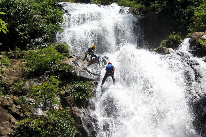 La Cuba Waterfall Rappelling & La Planta Giant Natural Pool Day Trip from Medellín