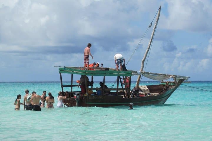 Full-Day Snorkeling to Mnemba Island: Dhow Safari, Coral Reefs & Sandbank Picnic