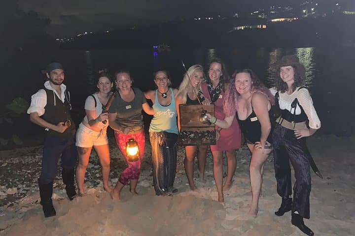 Nighttime Pirate Treasure Hunt & Kayak Adventure in St. Thomas