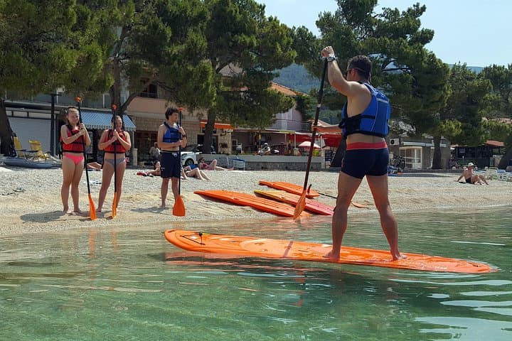 Stand-Up Paddleboarding the Makarska Riviera: 2-Hour SUP Rental with Biokova Views