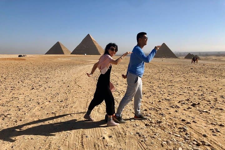 Cairo Layover to Giza Pyramids, Felucca Sail & Camel Ride