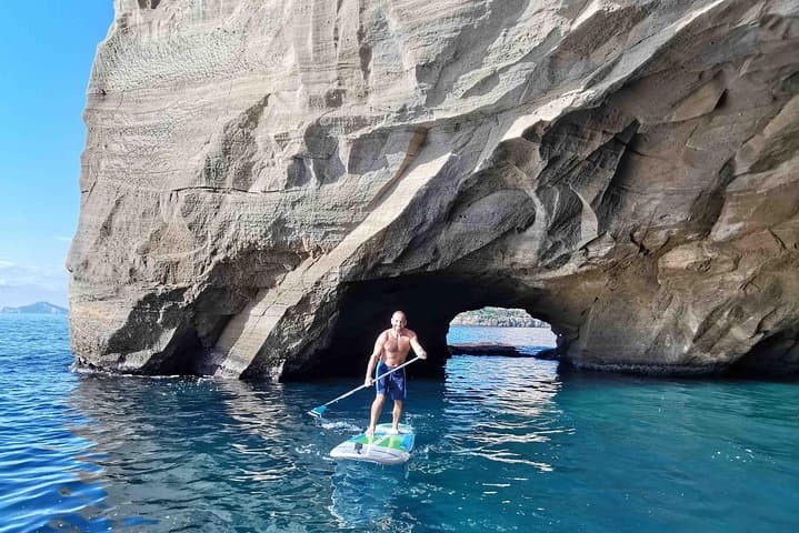 Napoli SUP Paddle Boarding Experience: Stand-Up Paddling from Giuseppone a Mare to Villa Lauro