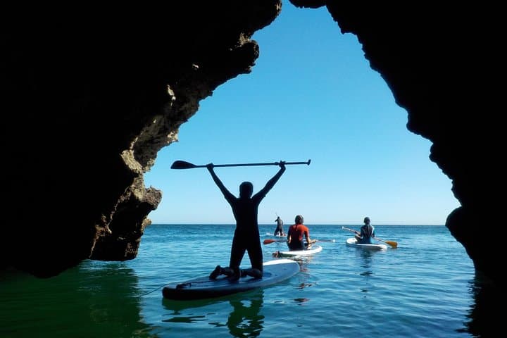 Algarve SUP Caves Tour: Paddle, Snorkel & Cliff-Jump from Ingrina to Barranco photo 1