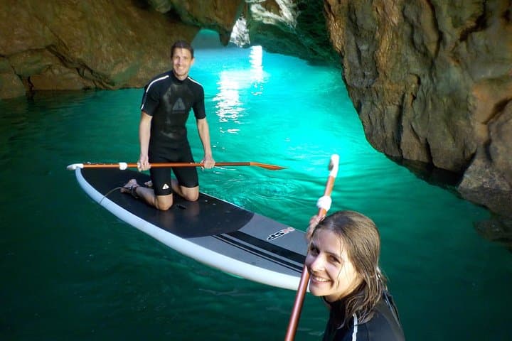 Algarve SUP Caves Tour: Paddle, Snorkel & Cliff-Jump from Ingrina to Barranco photo 2
