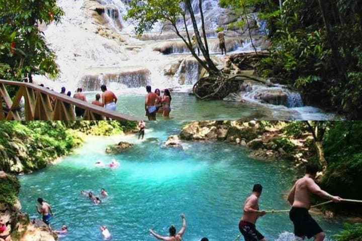 Climb Dunn's River Falls & Swim the Blue Hole: Full-Day Tour from Montego Bay