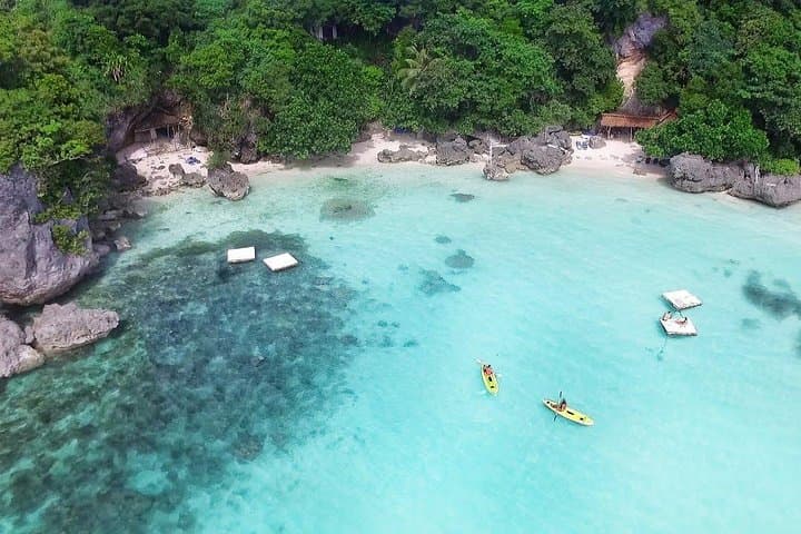 Boracay Island Hopping: Helmet Diving, UFO Ride & Hot Kawa Bath (Full-Day)