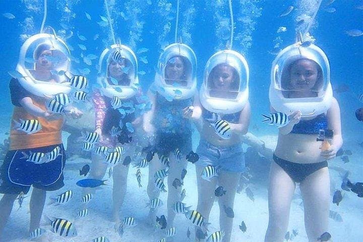 Boracay Island Hopping: Hot Kawa Bath, Parasailing & Helmet Diving Day Tour photo 2
