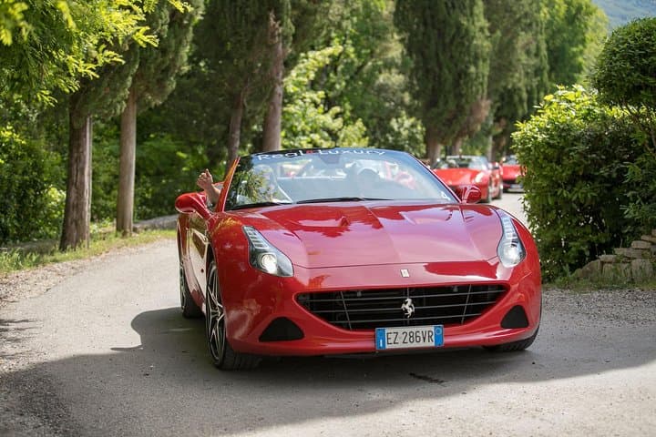 Drive a Ferrari Through Val d'Orcia: Brunello & Montalcino Tour