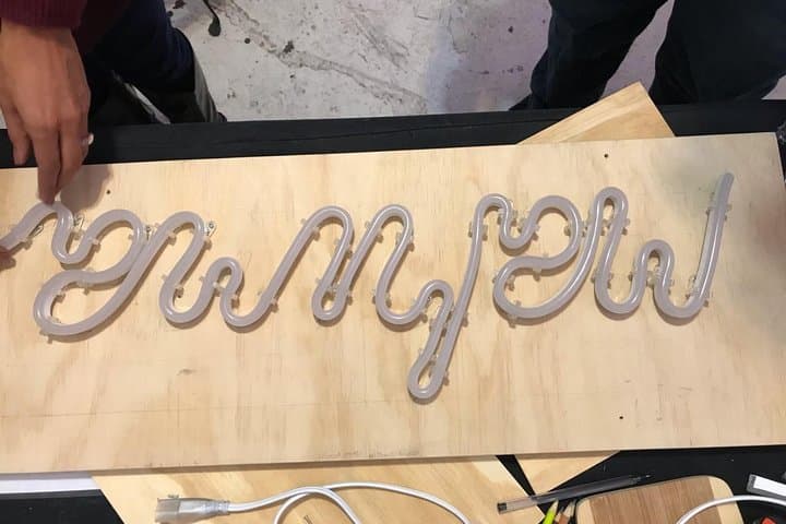 Brooklyn LED Neon Sign Workshop — Make Your Own Eco-Friendly Sign