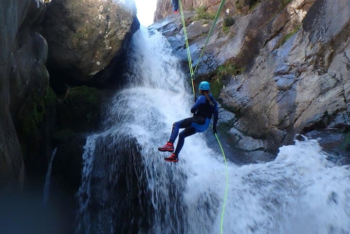Braga Canyoning Tour: Recreational River Rappels, Slides & Jumps photo 3