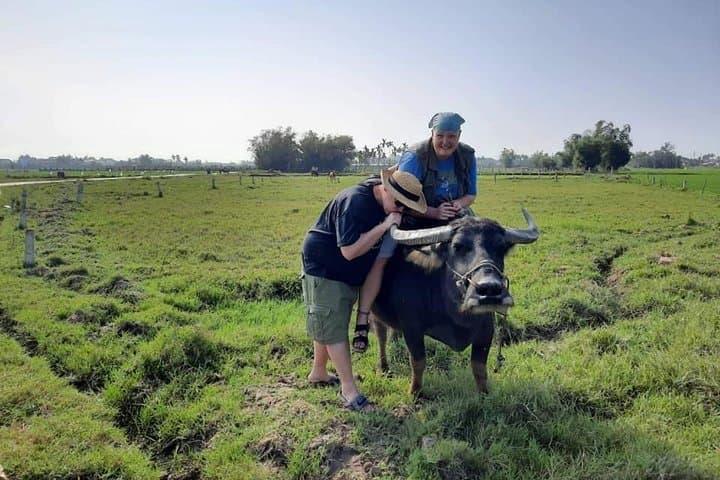 Hoi An Village Experience & Lantern Making — Tra Que Farming, Buffalo Ride & Basket Boat photo 5