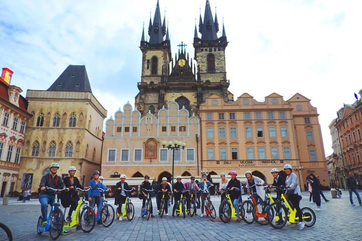 Medieval Prague by E-Bike & E-Scooter — Letná to Petřín Hill City Tour photo 2