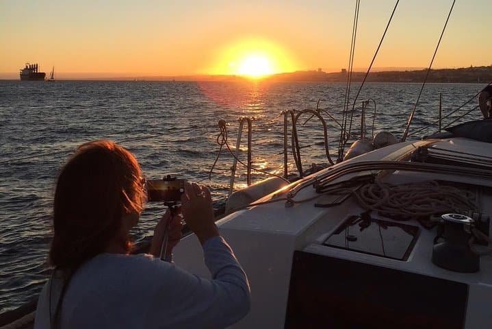 Cascais Private Luxury Sunset Cruise — 2-Hour Yacht with Drink photo 2