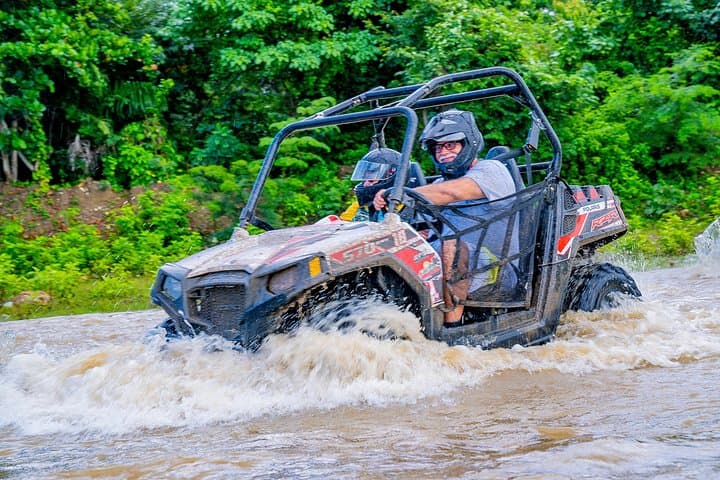 Puerto Plata Triple Adventure: Monkeyland, Damajagua Waterfalls & Off-Road Buggies