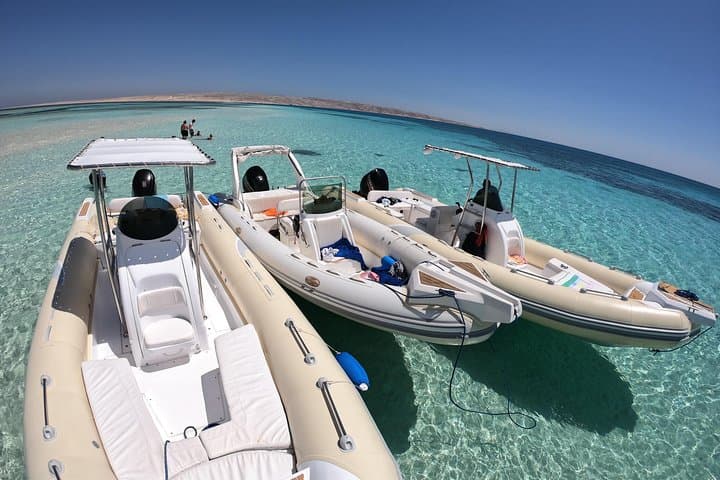 Hurghada Private 2-Hour Speedboat Snorkel & Island Tour