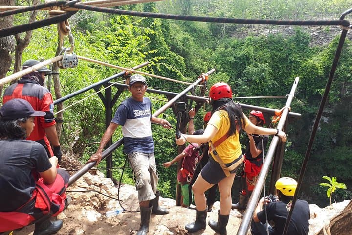 Jomblang Cave & Pindul Cave Adventure from Yogyakarta — Rappel Into Paradise Light and Body-Rafting photo 2