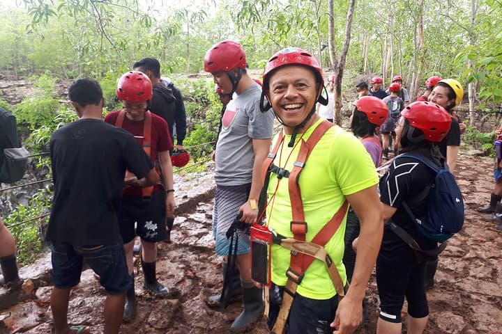 Jomblang Cave & Pindul Cave Adventure from Yogyakarta — Rappel Into Paradise Light and Body-Rafting photo 1