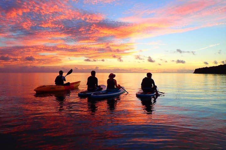 Sunset SUP & Canoe on Iriomote: Mangrove Paddle at Golden Hour photo 2