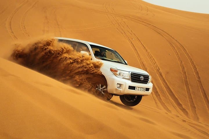 Evening Dubai Desert Safari with Dune Bashing & BBQ