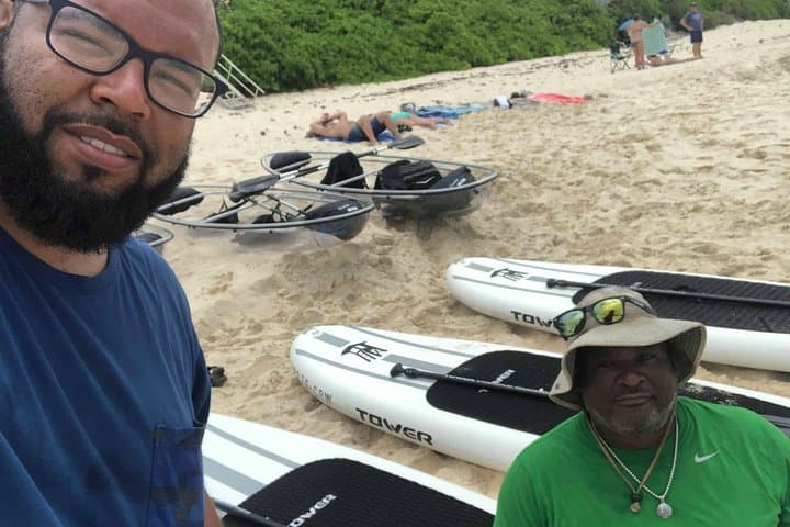 Crystal Kayak at Cabbage Beach — Clear-Hull Kayaking on Paradise Island photo 5
