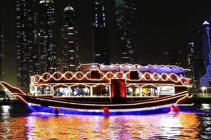 Dubai Desert Safari & Dhow Cruise Dinner — Evening Dune Bashing, Live Shows and Marina Cruise photo 1