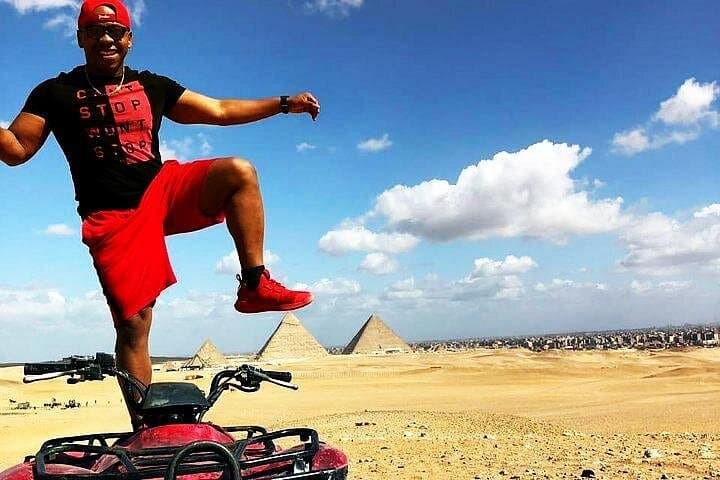Giza Pyramids Quad Bike and Camel Tour with Lunch — All‑Inclusive Day Trip photo 1