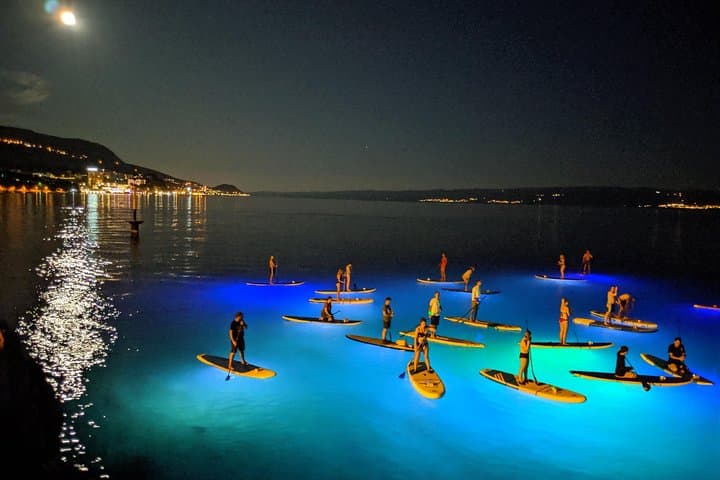 Glowing Stand-Up Paddle Experience in Split — Night SUP Tour in Stobreč photo 2