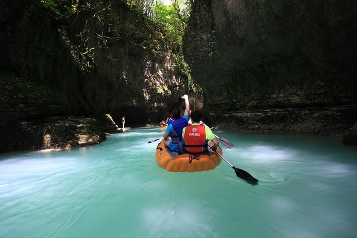 Kutaisi Day Tour: Prometheus Cave, Okatse Skywalk & Martvili Canyon Boat Ride photo 1