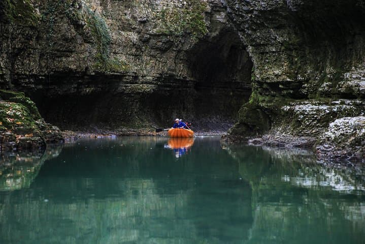 Kutaisi Day Tour: Prometheus Cave, Okatse Skywalk & Martvili Canyon Boat Ride photo 2