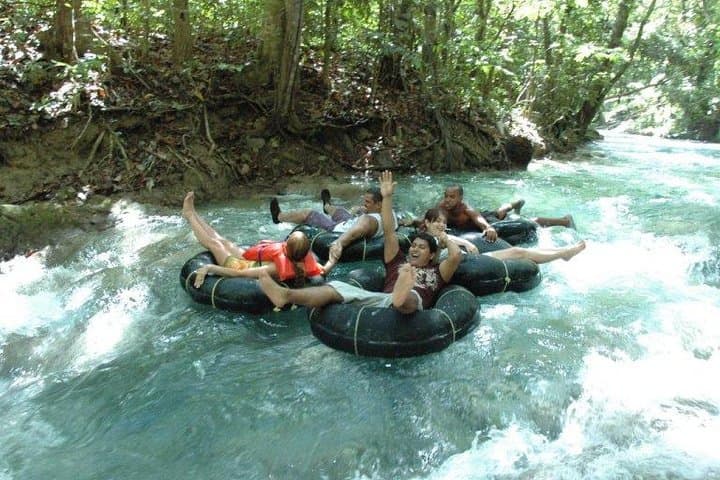 Dunn's River Falls and White River Tubing: Ocho Rios Waterfall Climb & River Float