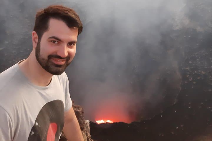 Masaya Volcano Sunset Tour — Edge of Santiago Crater in Nicaragua