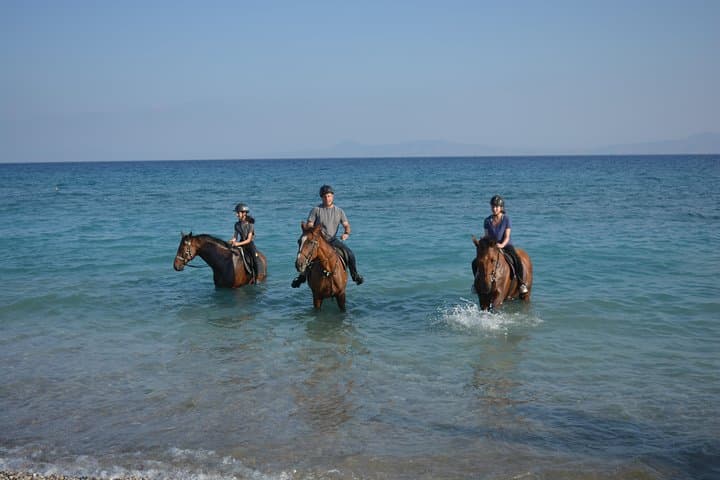 Sunset Horseback Ride on Rhodes Beach — 1-Hour Coastal Trail photo 3