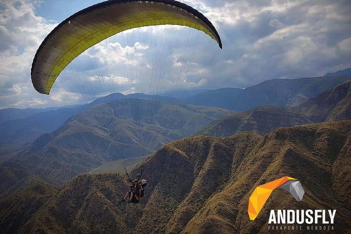Extended Paragliding Flight from Cerro Arco — Mendoza Aerial Experience photo 3