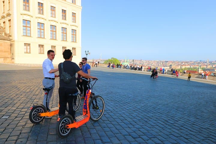 Medieval Prague by E-Bike & E-Scooter — Letná to Petřín Hill City Tour photo 5